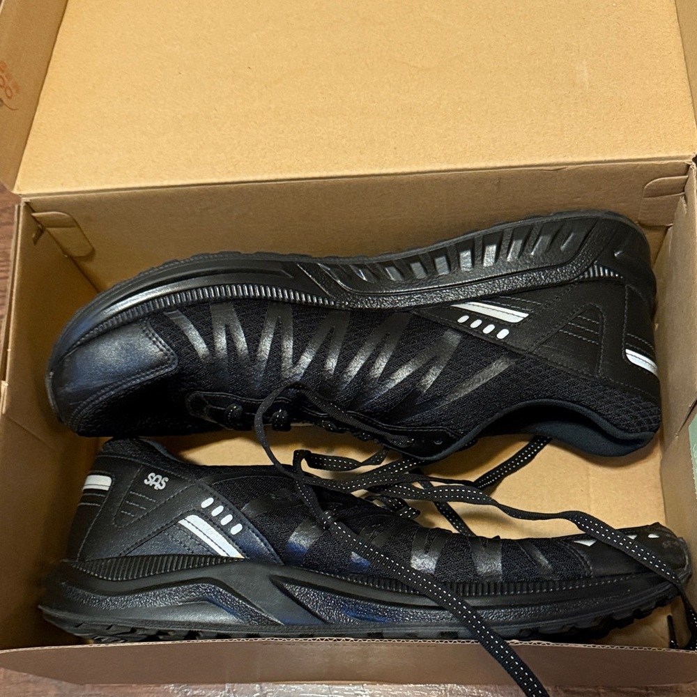 SAS Black and Gray Men's Sneakers